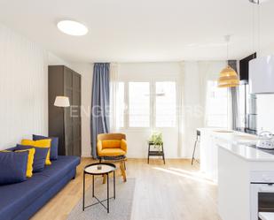 Sala d'estar de Apartament en venda en  Barcelona Capital amb Aire condicionat