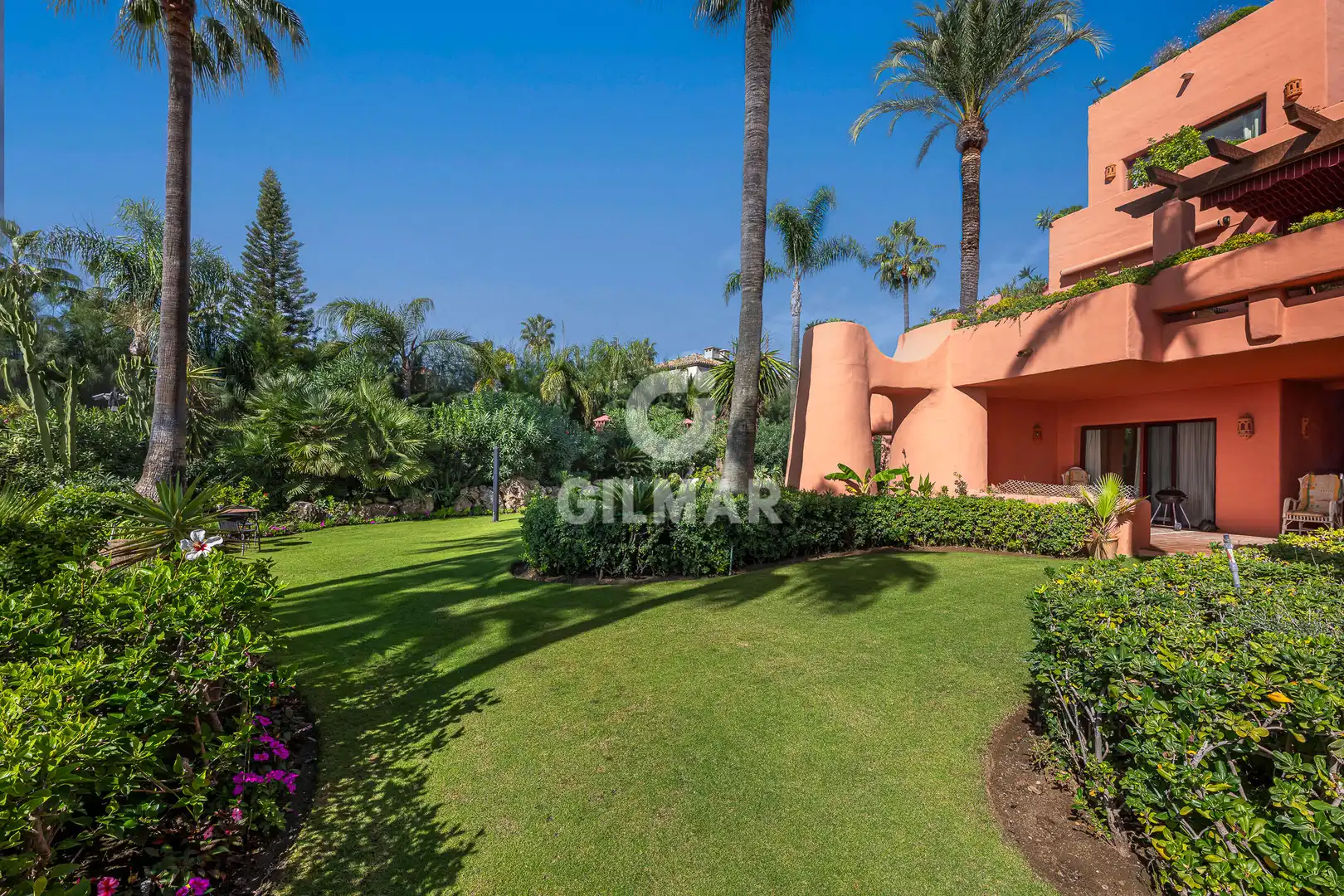 Garden of Apartments for sale in Estepona  with Heating, Private garden and Balcony