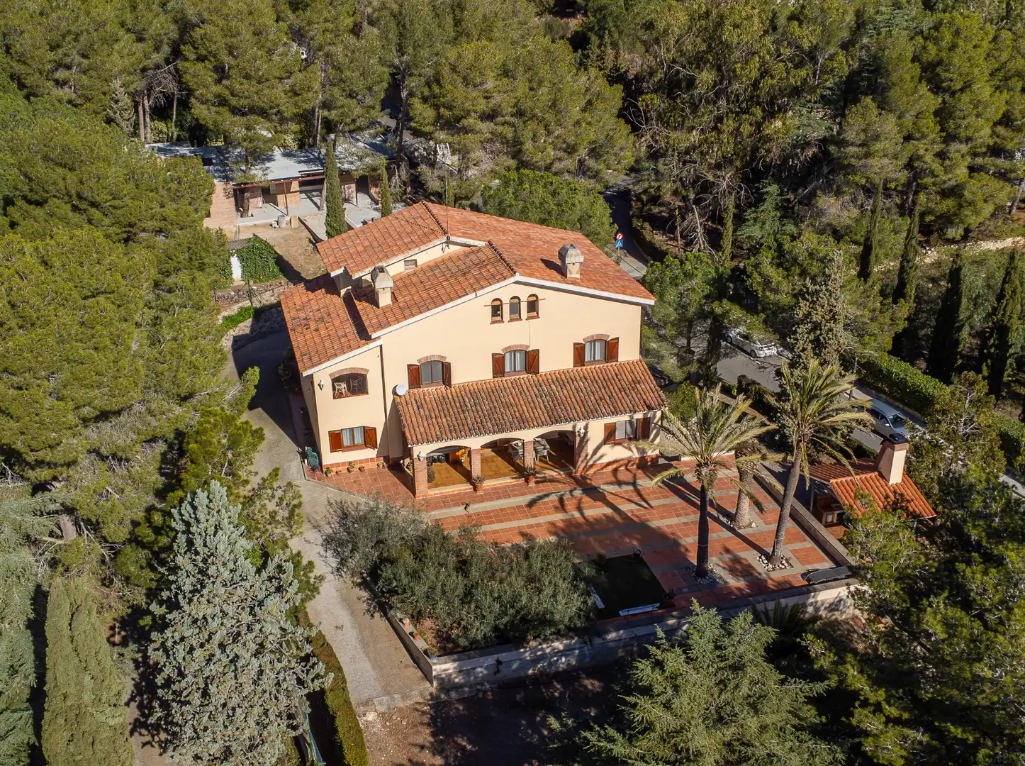 Vista exterior de Casa o xalet en venda en Almoster amb Calefacció, Jardí privat i Moblat
