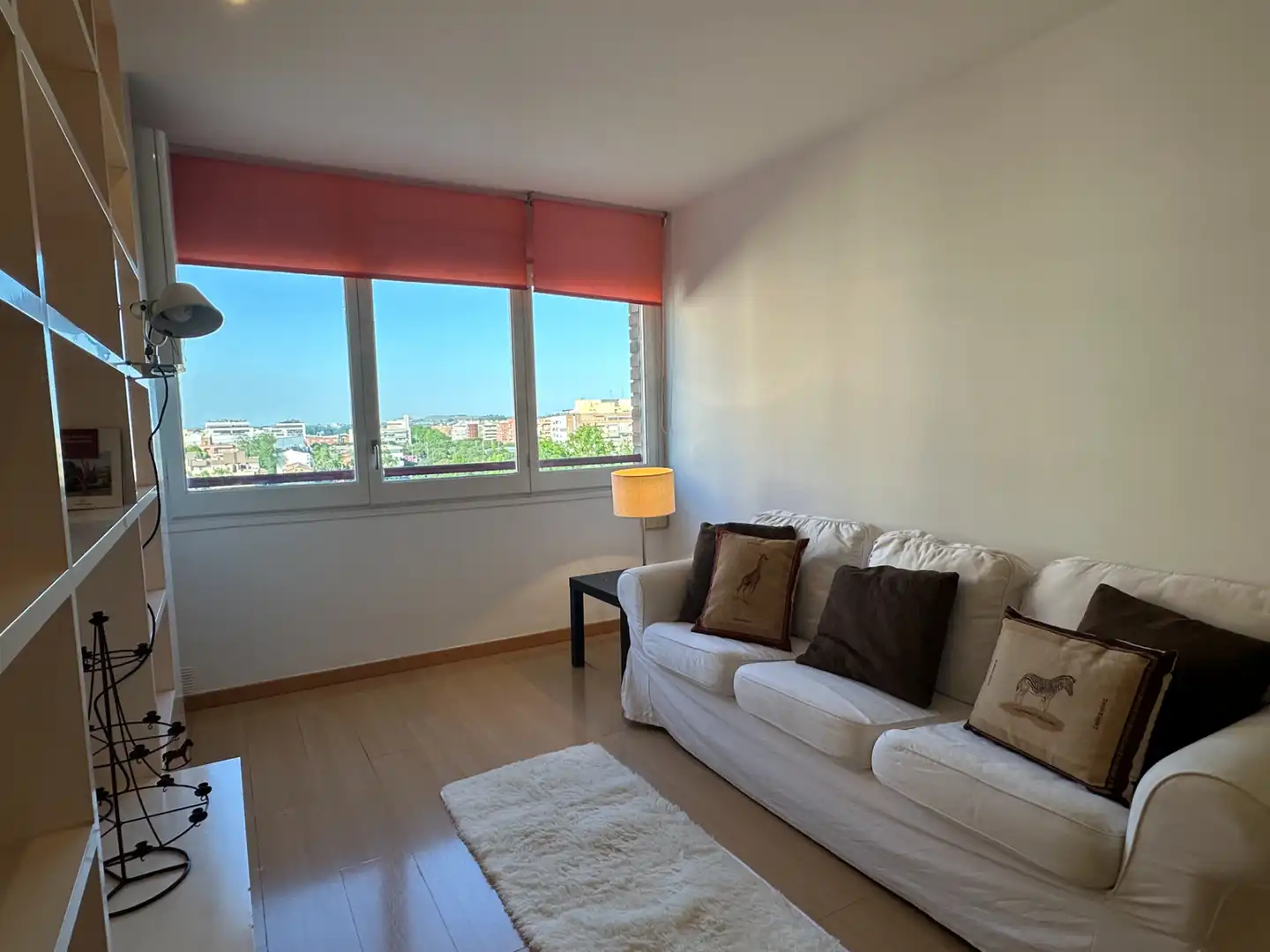 Sala de estar de Piso en venta en Lleida con Calefacción, Parquet y Amueblado