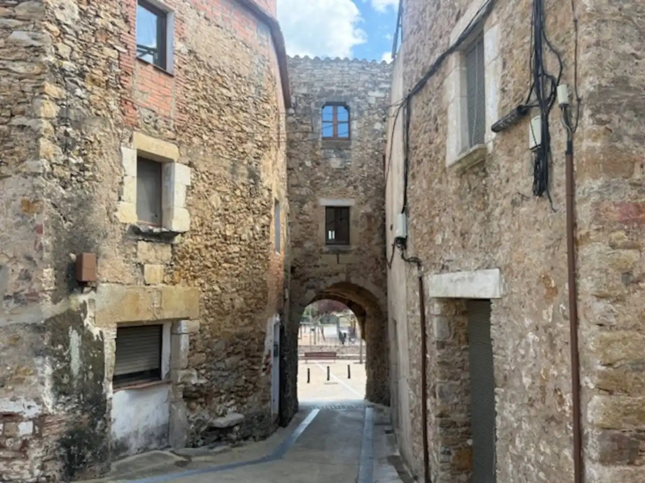 Vista exterior de Casa o xalet en venda en Torrent (Girona) amb Terrassa