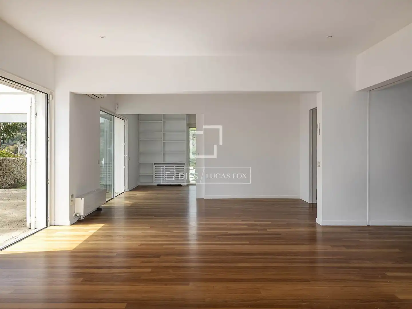 Sala de estar de Casa o chalet de alquiler en Barcelona con Aire acondicionado, Calefacción y Parquet