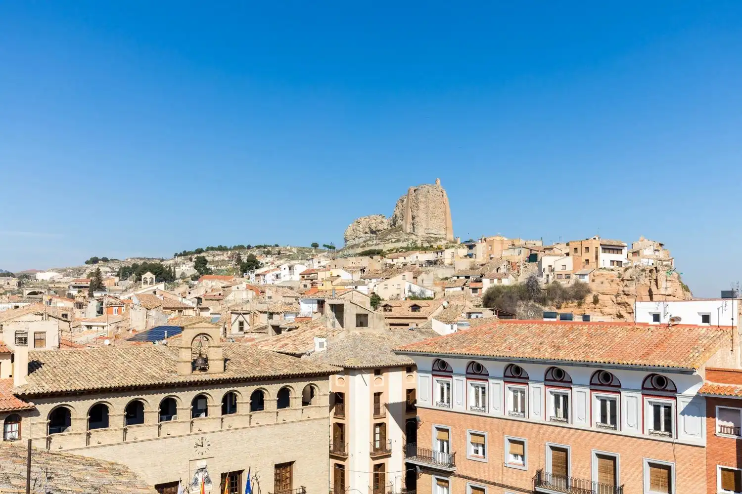 Vista exterior de Ático en venta en Borja con Calefacción, Parquet y Terraza