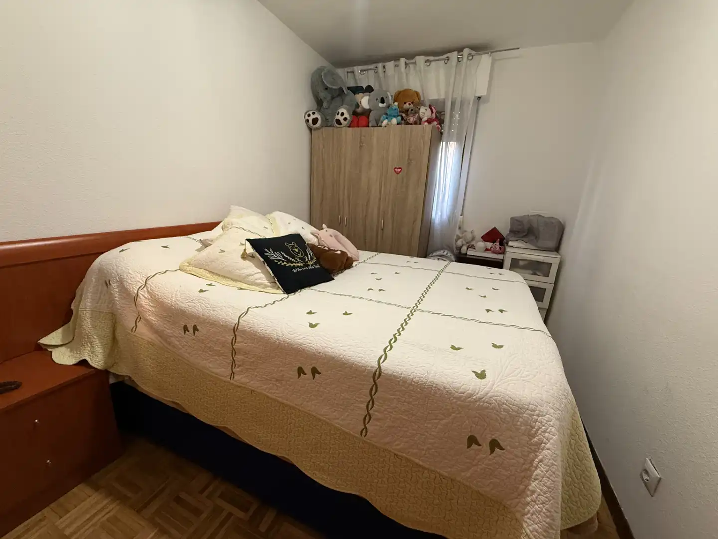 Bedroom of Flat for sale in Madrid  with Heating, Parquet flooring and Terrace