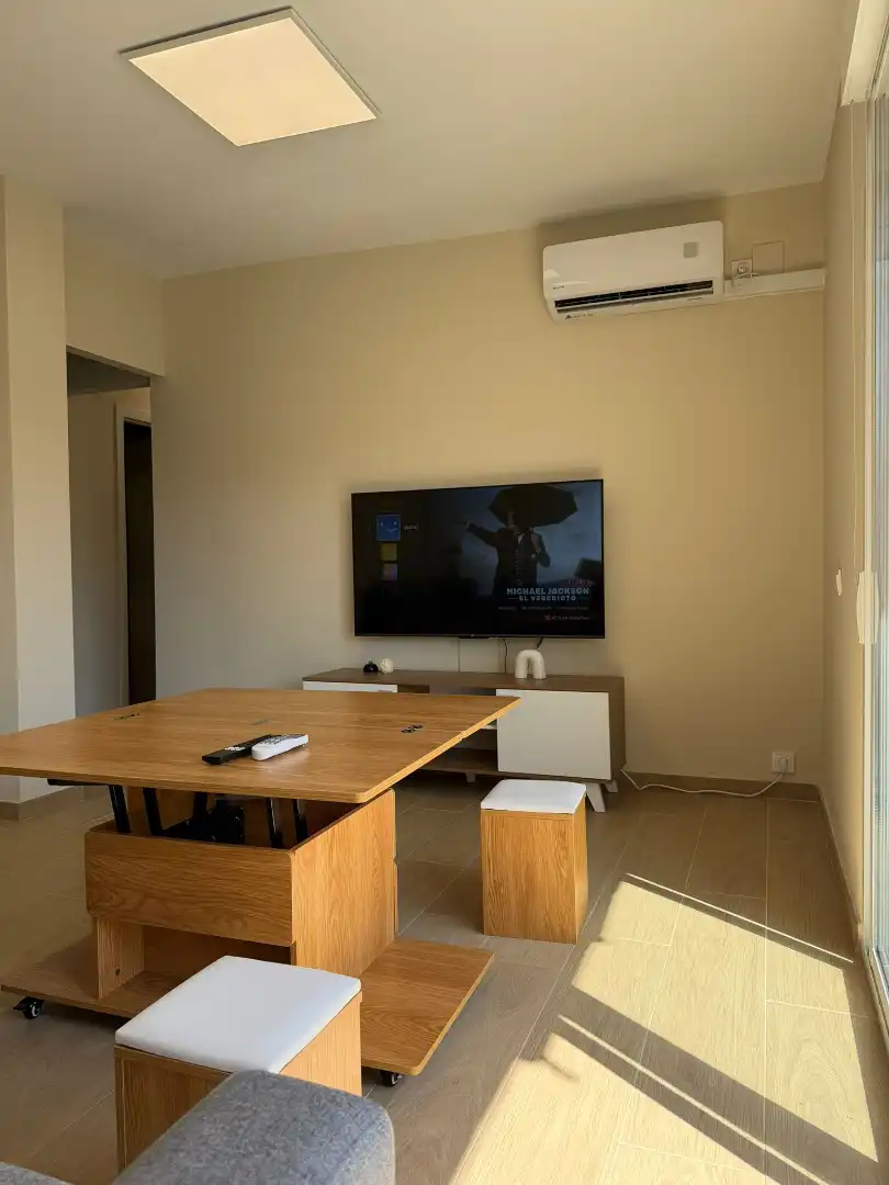 Living room of Flat for sale in Punta Umbría  with Air Conditioner, Heating and Parquet flooring
