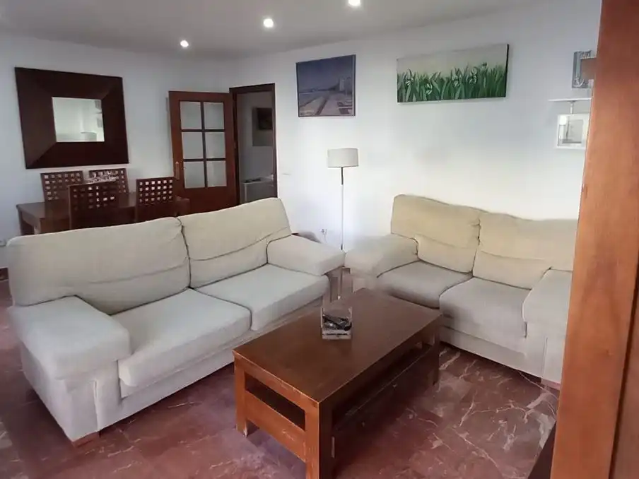 Wohnzimmer von Wohnung zur Miete in El Puerto de Santa María mit Klimaanlage