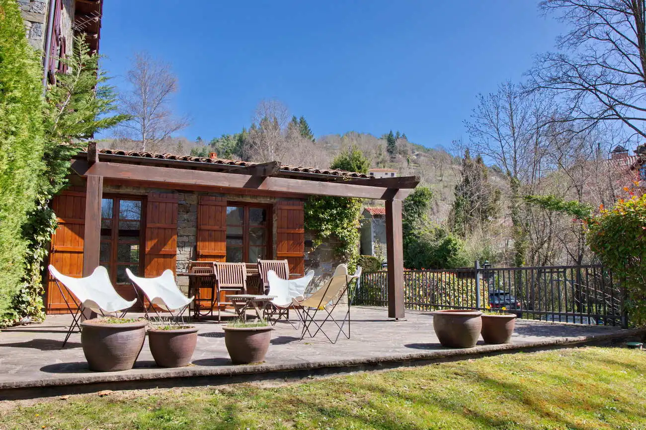 Terraza de Casa o chalet en venta en Camprodon con Calefacción, Jardín privado y Parquet