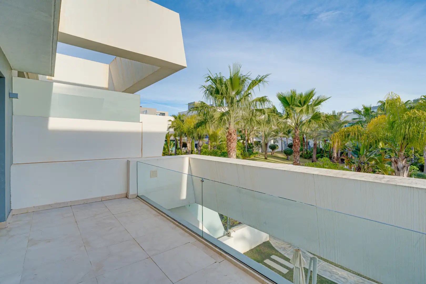 Terraza de Casa adosada en venta en Mijas con Aire acondicionado, Jardín privado y Terraza