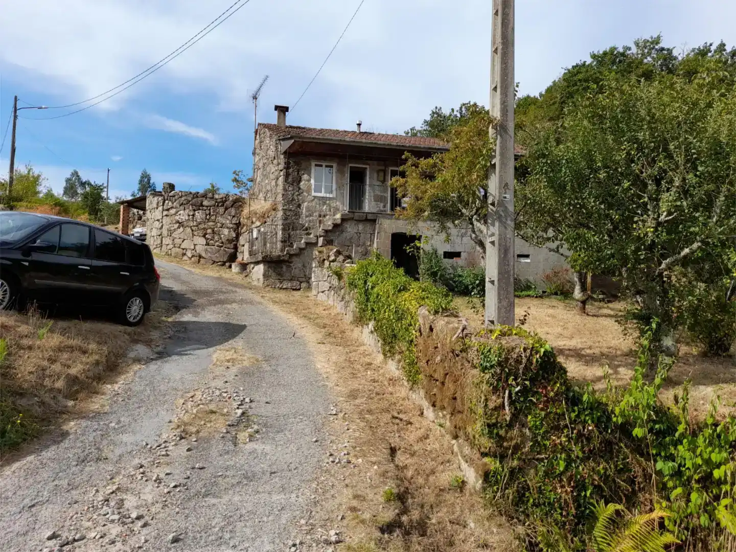 Vista exterior de Dúplex en venda en Cotobade amb Jardí privat, Traster i Moblat