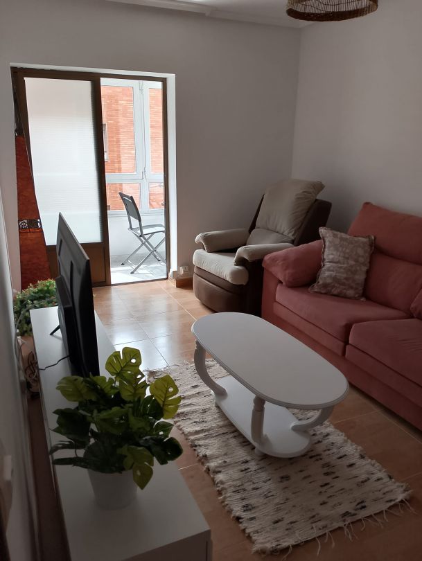 Living room of Flat to rent in Gijón   with Heating, Terrace and Storage room