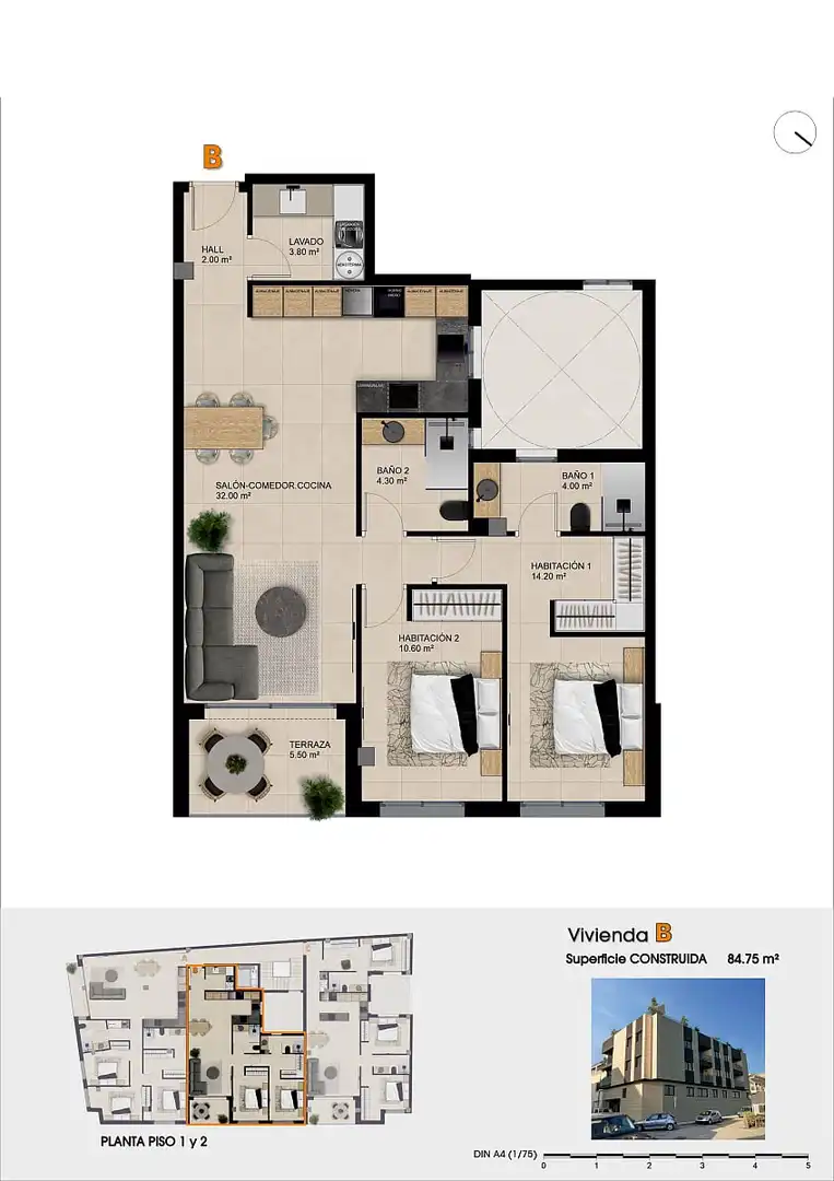 Appartement compact avec terrasse à vendre à Catral, imagen 10