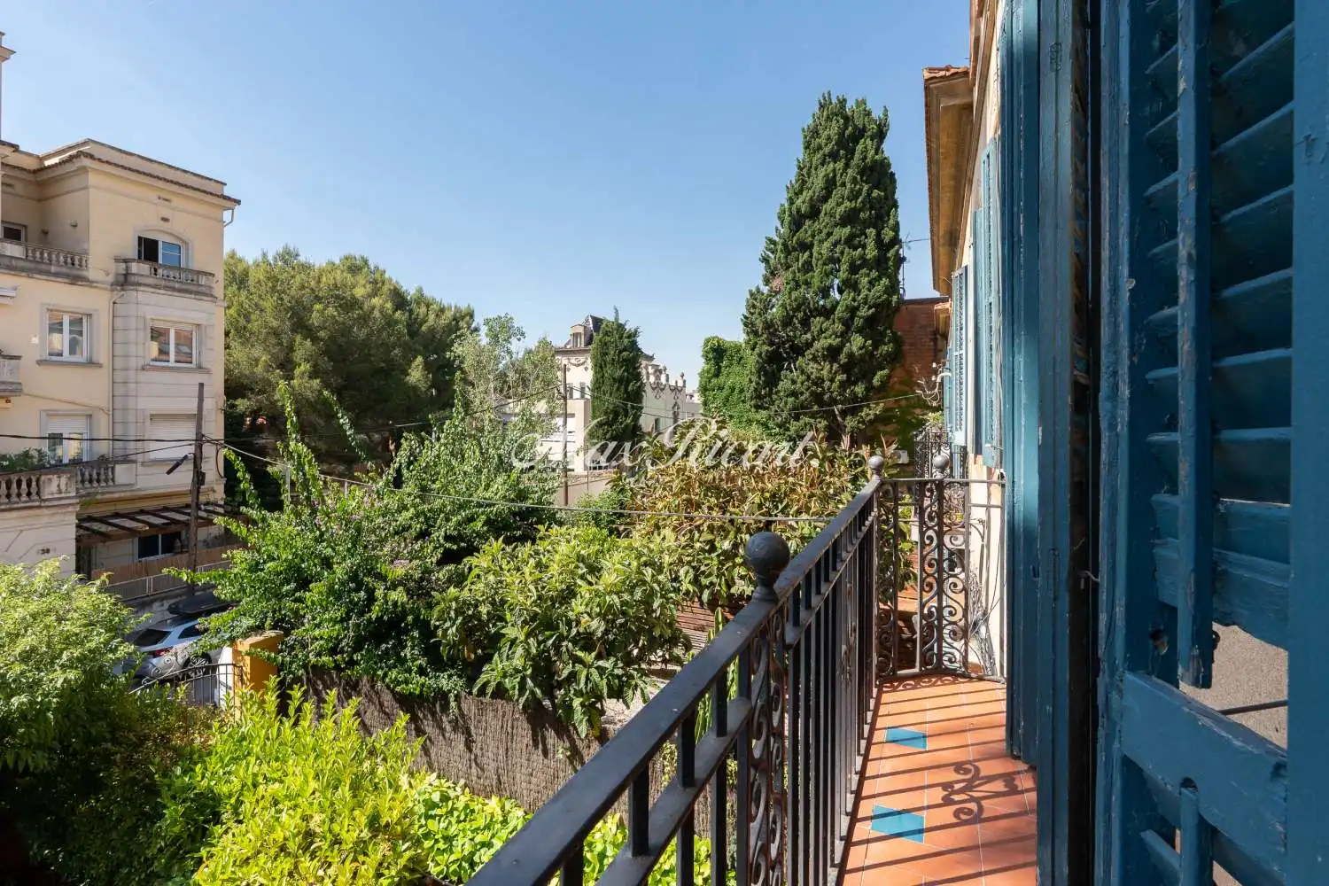 Balcony of Flat for rent in Barcelona  with Air Conditioner, Heating and Swimming Pool