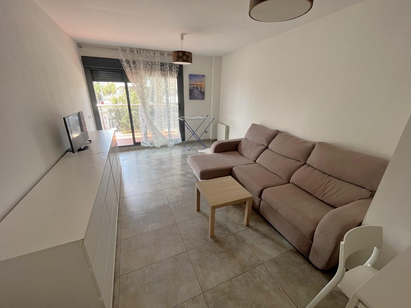 Sala d'estar de Apartament en venda en Alicante / Alacant amb Aire condicionat, Calefacció i Jardí privat