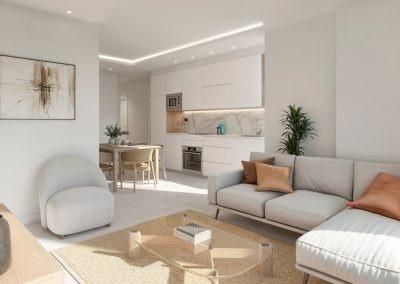 Sala de estar de Ático en venta en Getafe con Aire acondicionado, Calefacción y Terraza