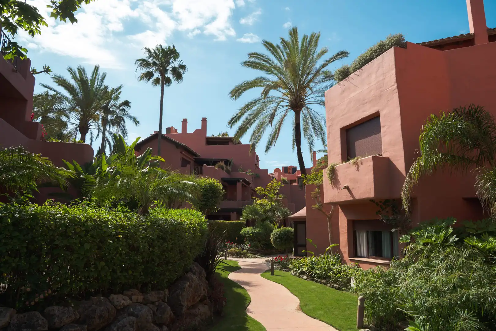 Exterior view of Attic for sale in Estepona  with Air Conditioner, Terrace and Swimming Pool
