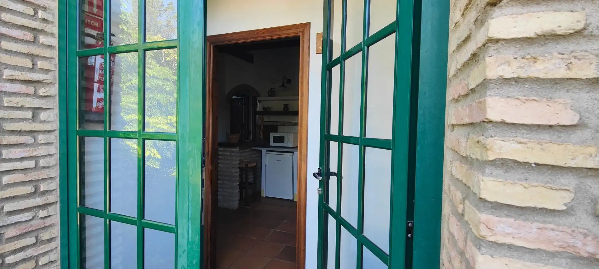 Cocina de Finca rústica en venta en La Lapa con Aire acondicionado, Jardín privado y Terraza