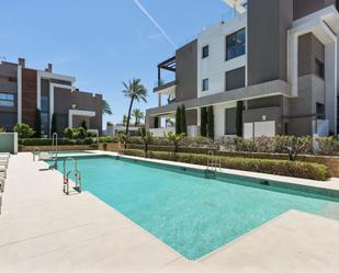 Swimming pool of Apartment for sale in Estepona  with Heating, Private garden and Terrace