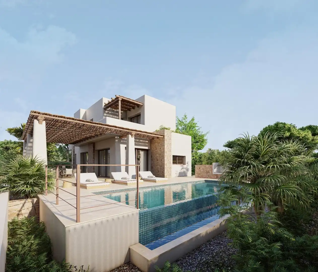 Chalet con piscina en venta en Carrió - La Merced - Los Pinos