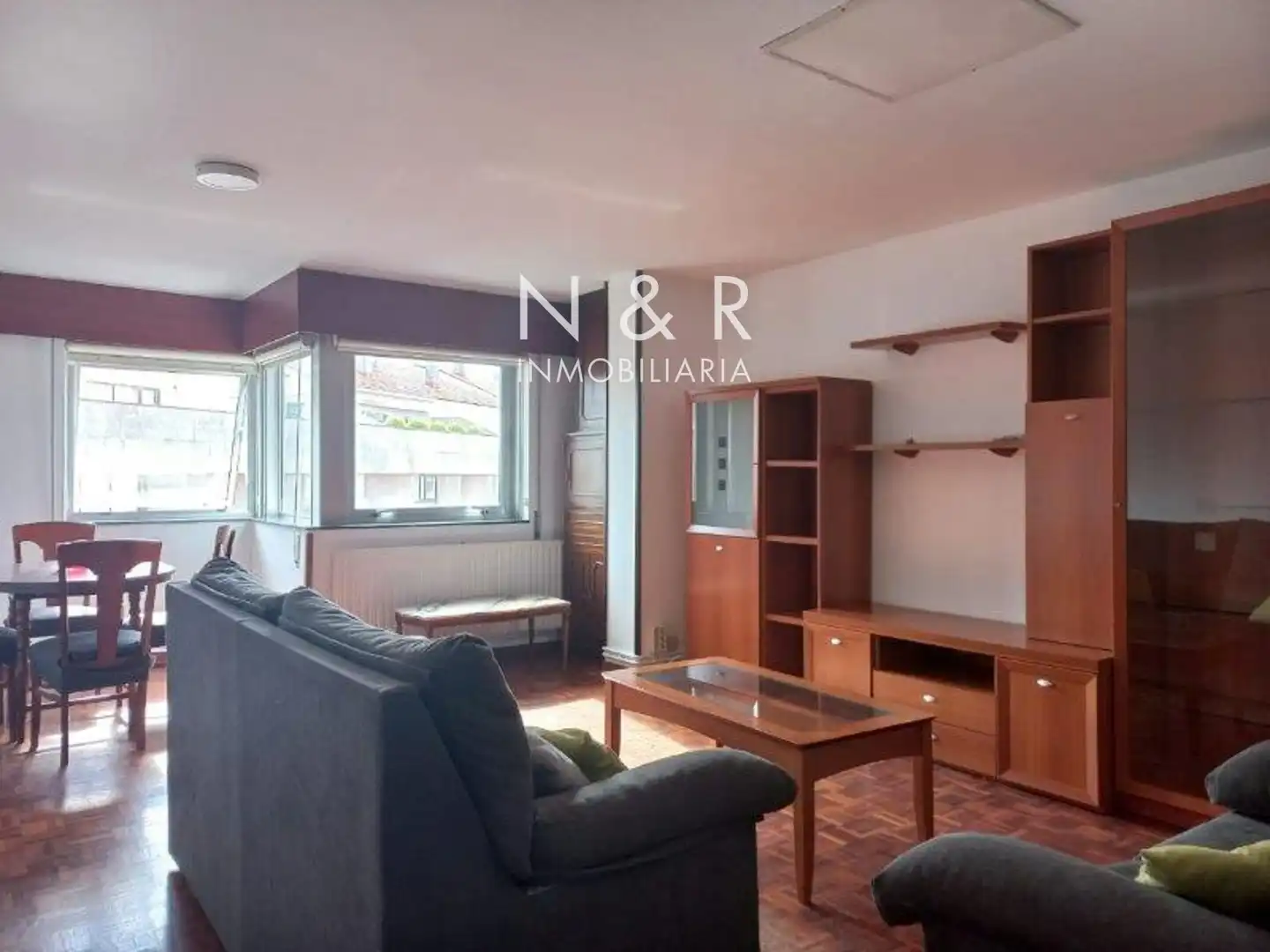 Sala de estar de Piso de alquiler en Santiago de Compostela  con Calefacción y Amueblado