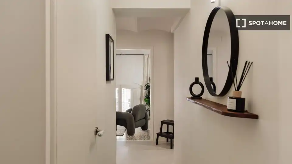 Wohnung zur Miete in Barcelona mit Klimaanlage, Heizung und Möbliert