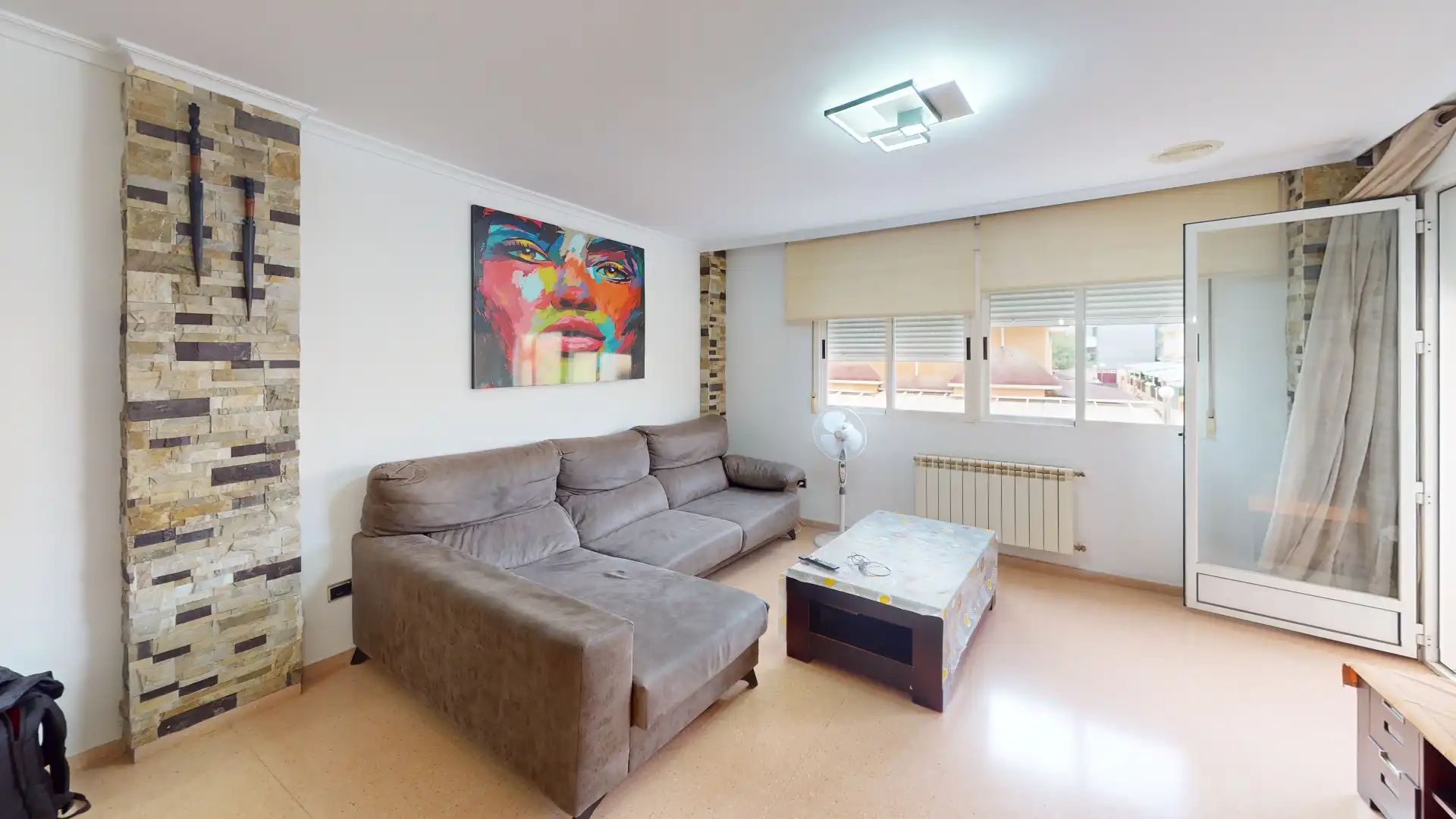 Sala de estar de Piso en venta en Elche / Elx con Aire acondicionado, Amueblado y Horno