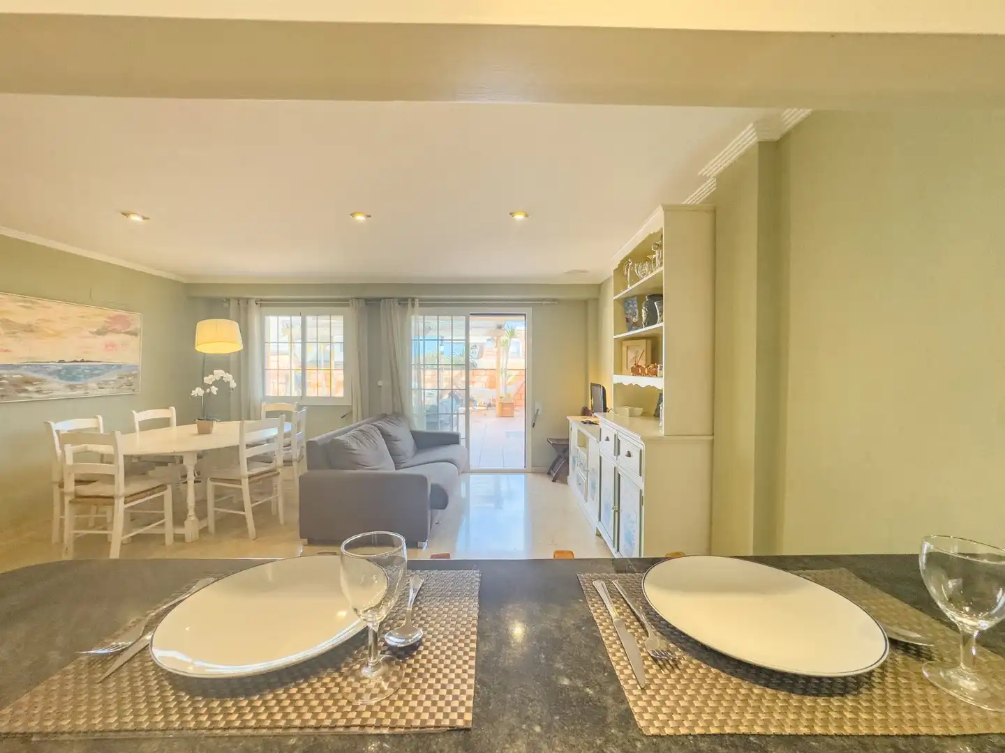 Comedor de Dúplex de alquiler en Santa Pola con Terraza, Trastero y Piscina