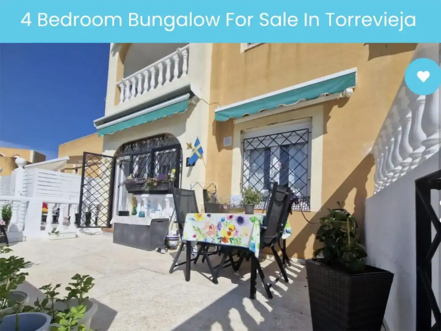 Terrassa de Casa adosada en venda en Torrevieja amb Aire condicionat, Jardí privat i Piscina