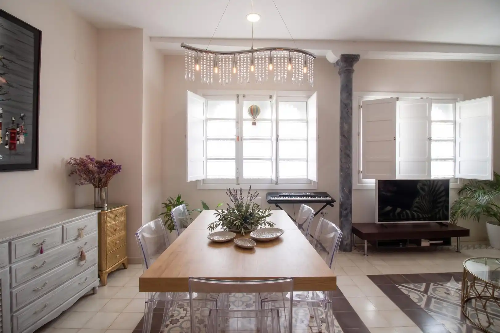 Comedor de Casa o chalet de alquiler en Sevilla con Aire acondicionado, Terraza y Trastero