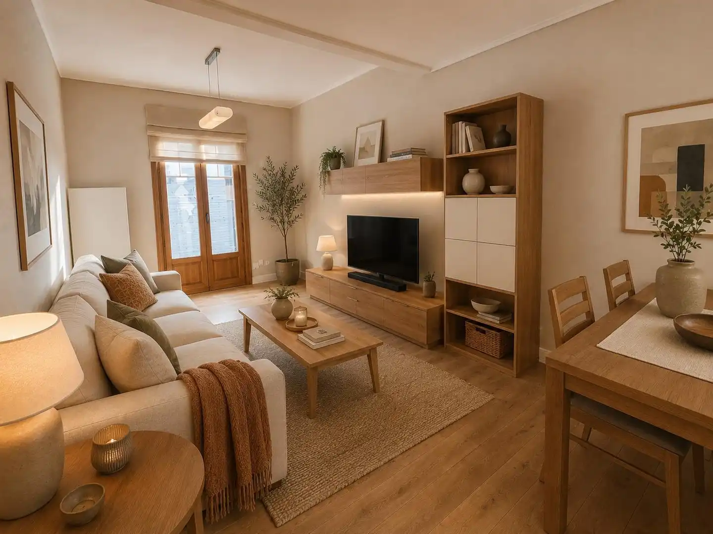 Wohnzimmer von Wohnung zum Verkauf in Barakaldo  mit Heizung und Balkon