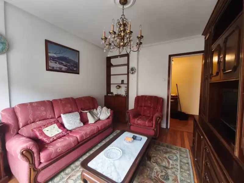 Sala de estar de Piso en venta en Santander con Calefacción, Jardín privado y Parquet