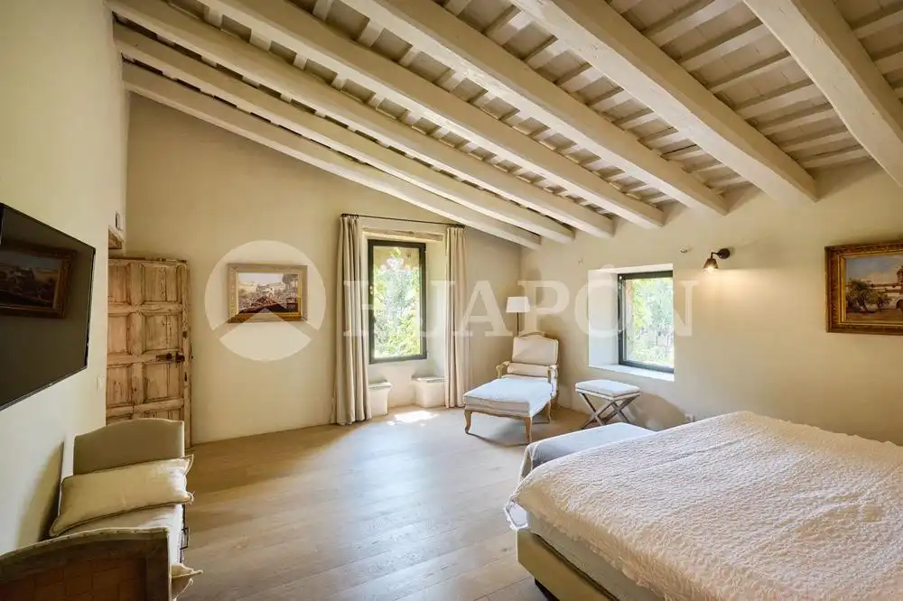 Schlafzimmer von Haus oder Chalet zum Verkauf in Alella mit Klimaanlage, Heizung und Privatgarten