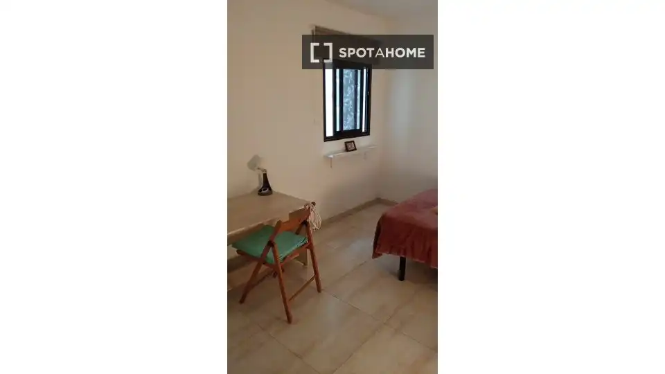 Schlafzimmer von Wohnung zur untervermieten in Las Palmas de Gran Canaria mit Klimaanlage, Terrasse und Möbliert