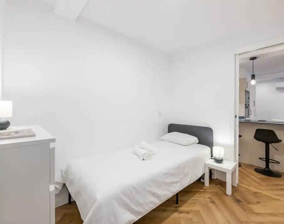 Bedroom of Flat for sale in Málaga  with Furnished, Oven and Washing machine