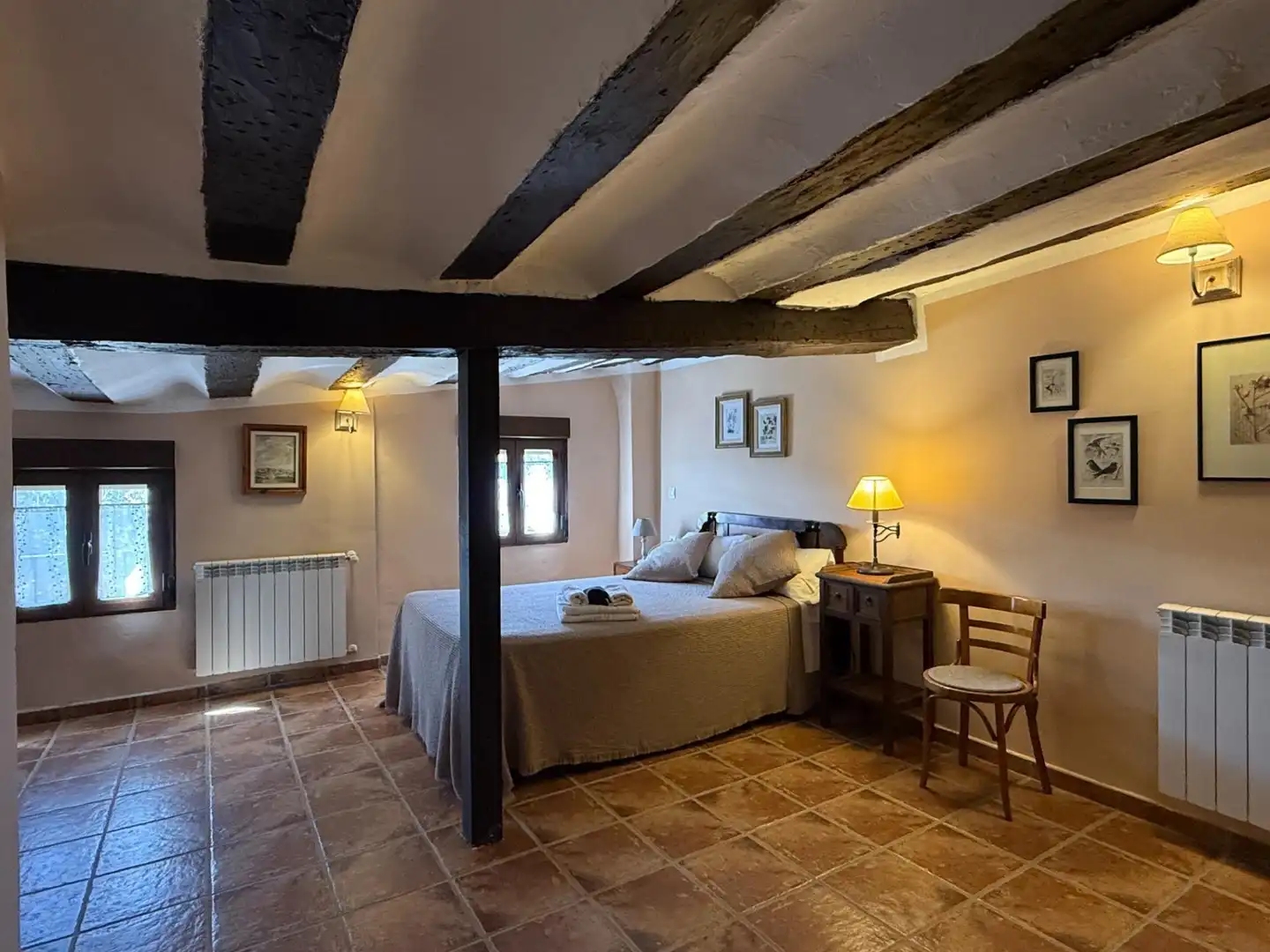 Habitación de Finca rústica en venta en Auñón con Terraza, Amueblado y Balcón