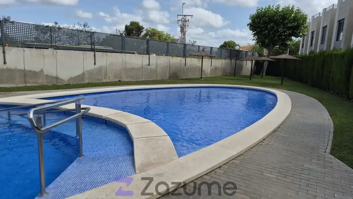 Swimming pool of Flat for rent in Murcia  with Air Conditioner, Private garden and Swimming Pool