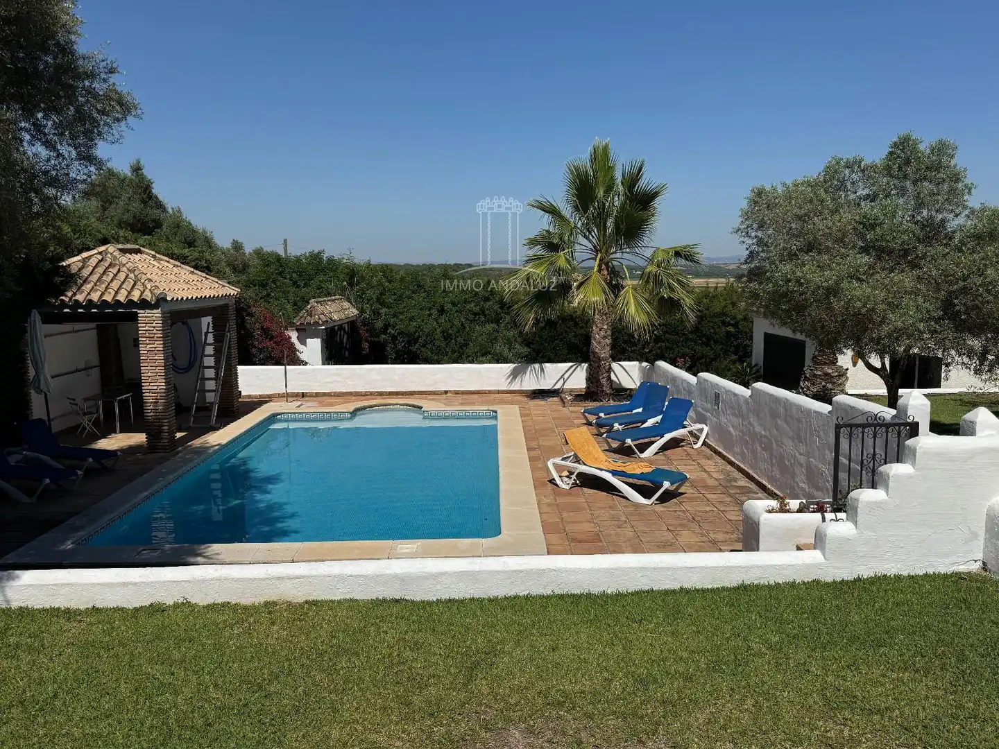 Piscina de Casa o xalet en venda en Vejer de la Frontera amb Aire condicionat i Piscina