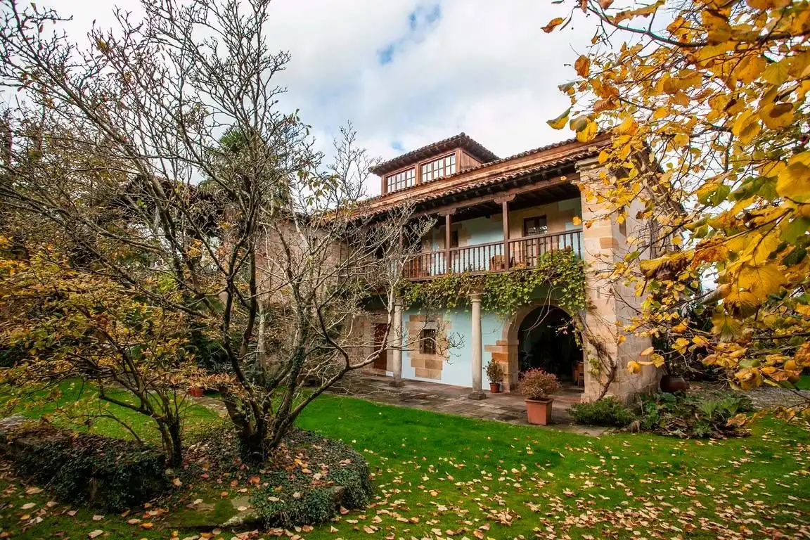 Vista exterior de Casa o chalet en venta en Mazcuerras con Jardín privado y Piscina