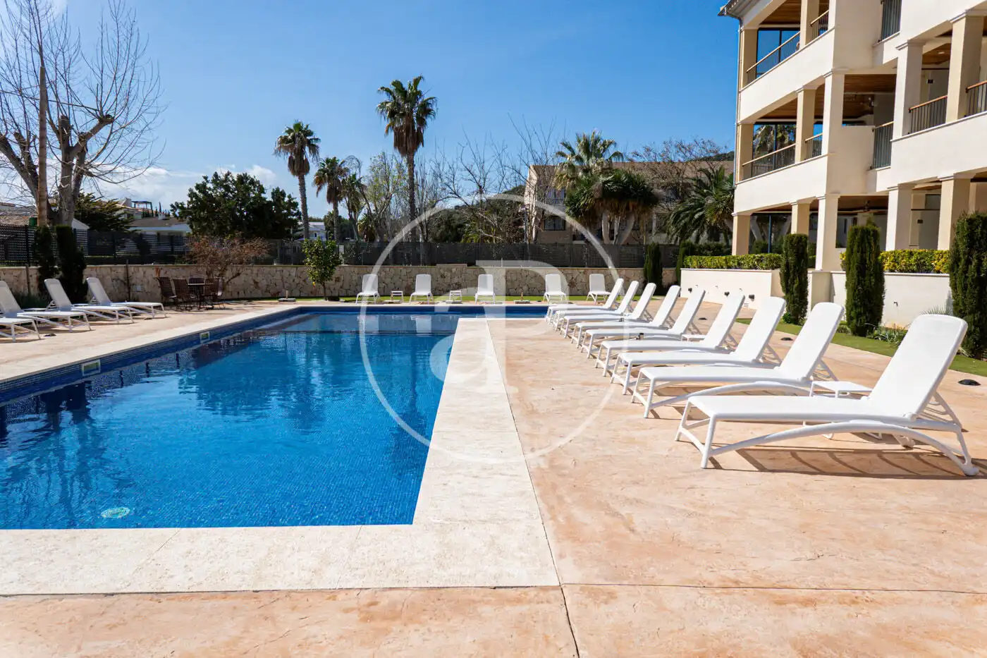 Schwimmbecken von Wohnung zur Miete in Pollença mit Klimaanlage, Heizung und Terrasse