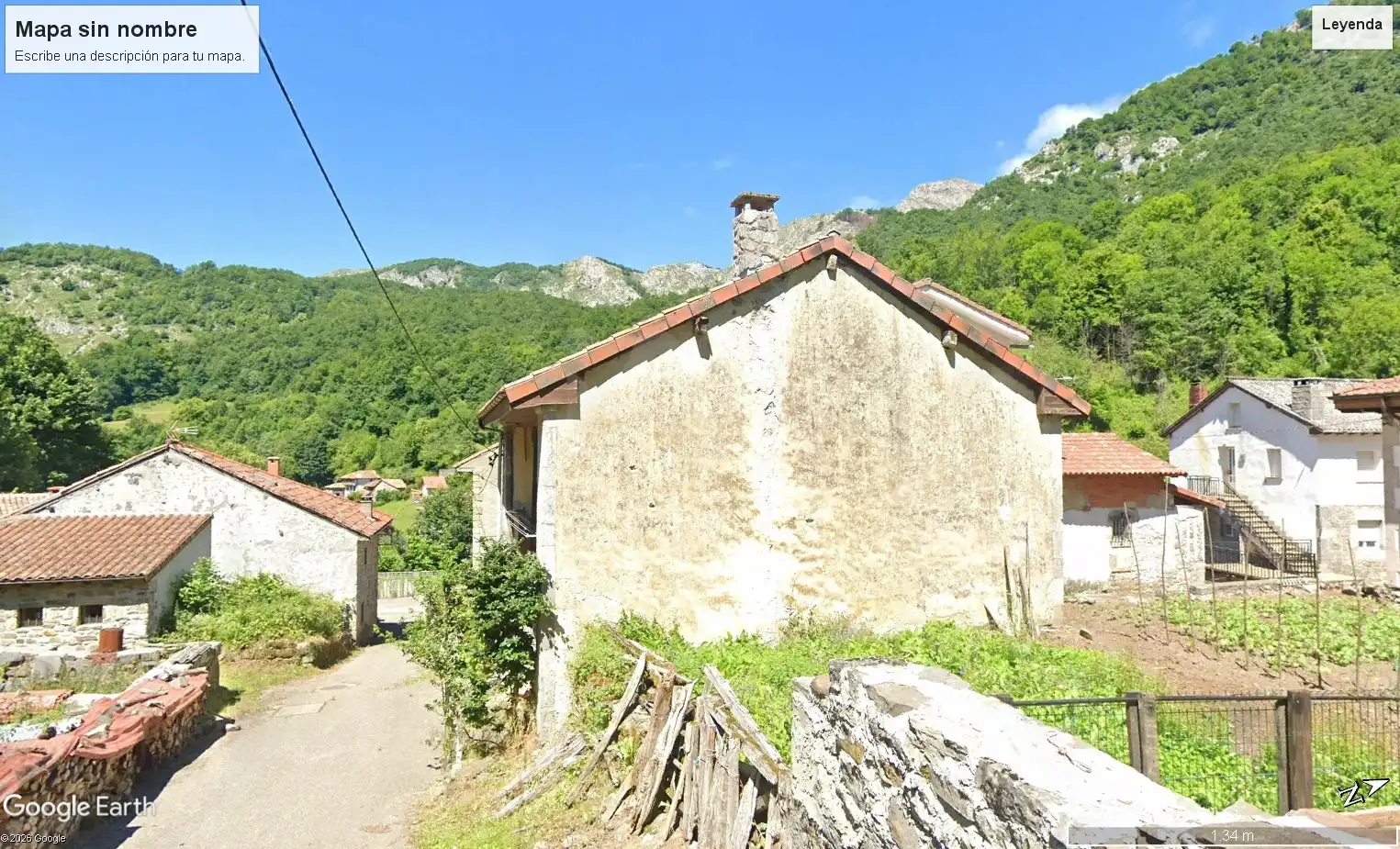 Vista exterior de Finca rústica en venda en Oseja de Sajambre amb Calefacció