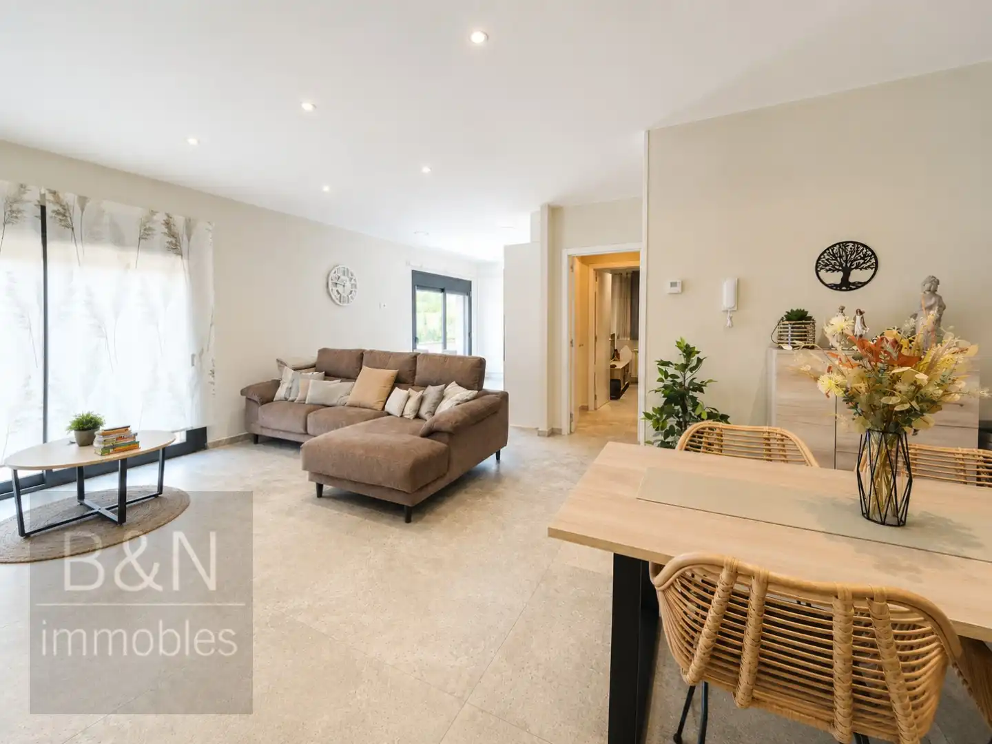 Sala de estar de Casa o chalet en venta en Terrassa con Aire acondicionado, Calefacción y Jardín privado