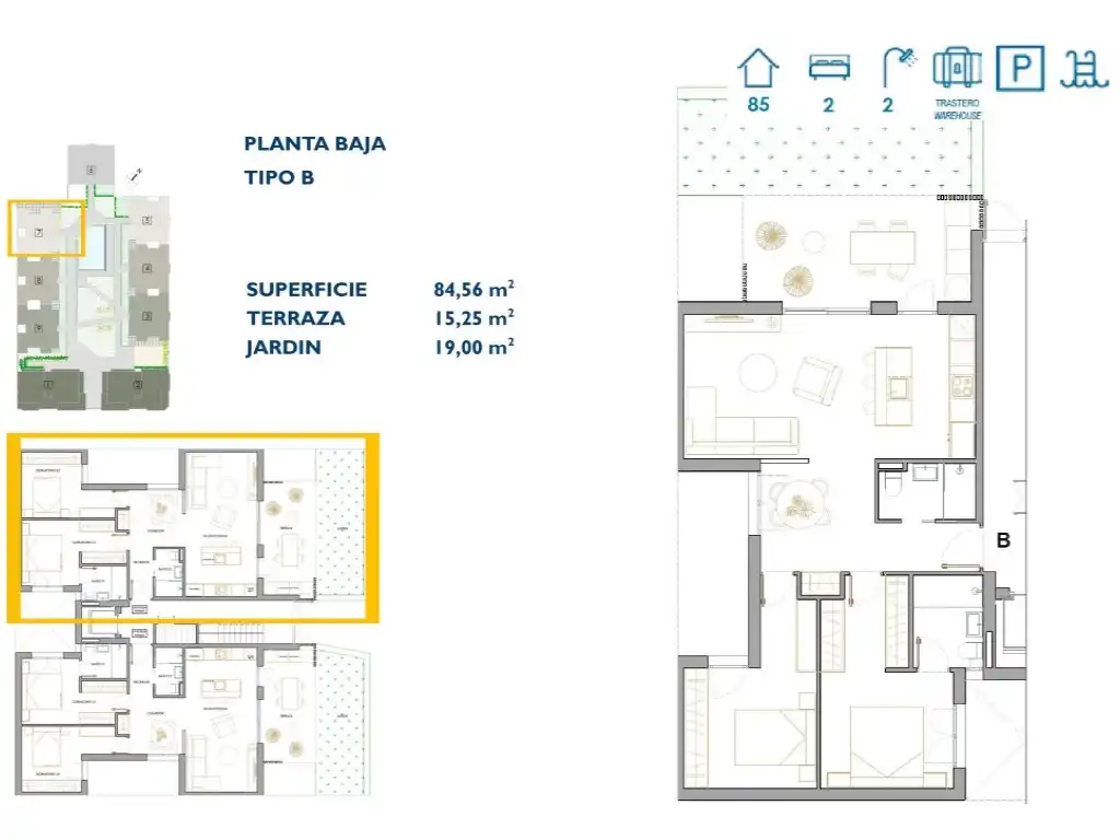 Appartement compact avec piscine à vendre à San Pedro del Pinatar, imagen 5