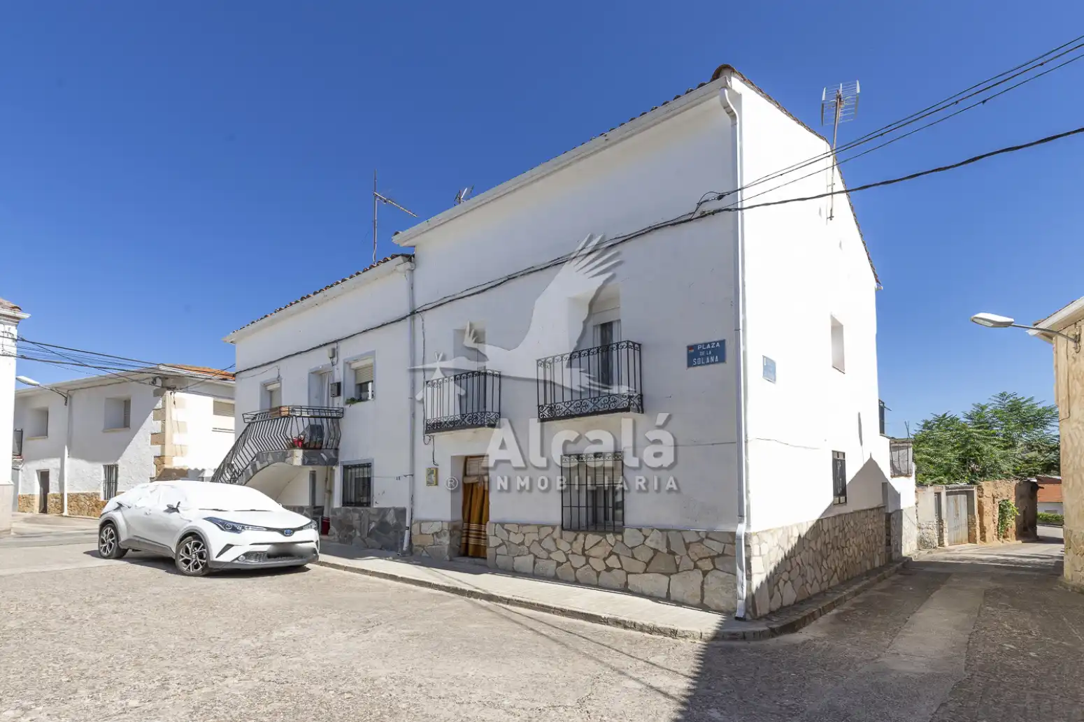 Vista exterior de Casa o xalet en venda en Espinosa de Henares amb Terrassa