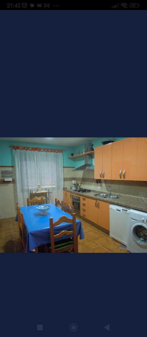 Kitchen of House or chalet to rent in Sanlúcar la Mayor  with Air Conditioner, Heating and Private garden