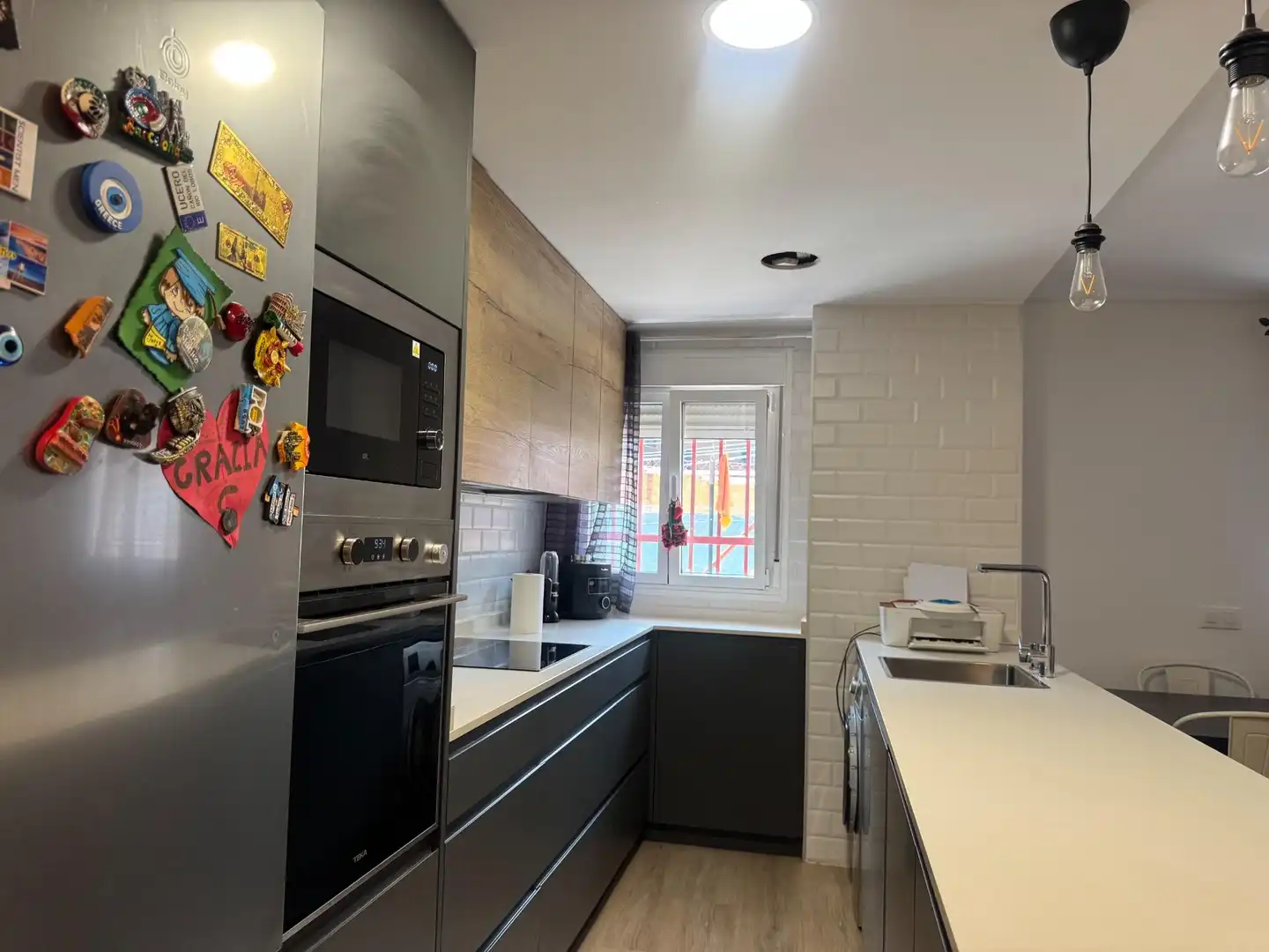 Kitchen of Flat for sale in Madrid  with Heating and Community pool