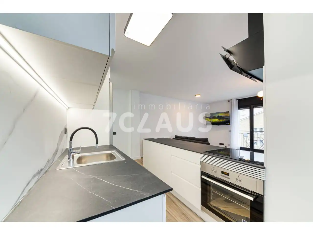 Küche von Wohnung zum Verkauf in Encamp mit Heizung, Parkett und Terrasse