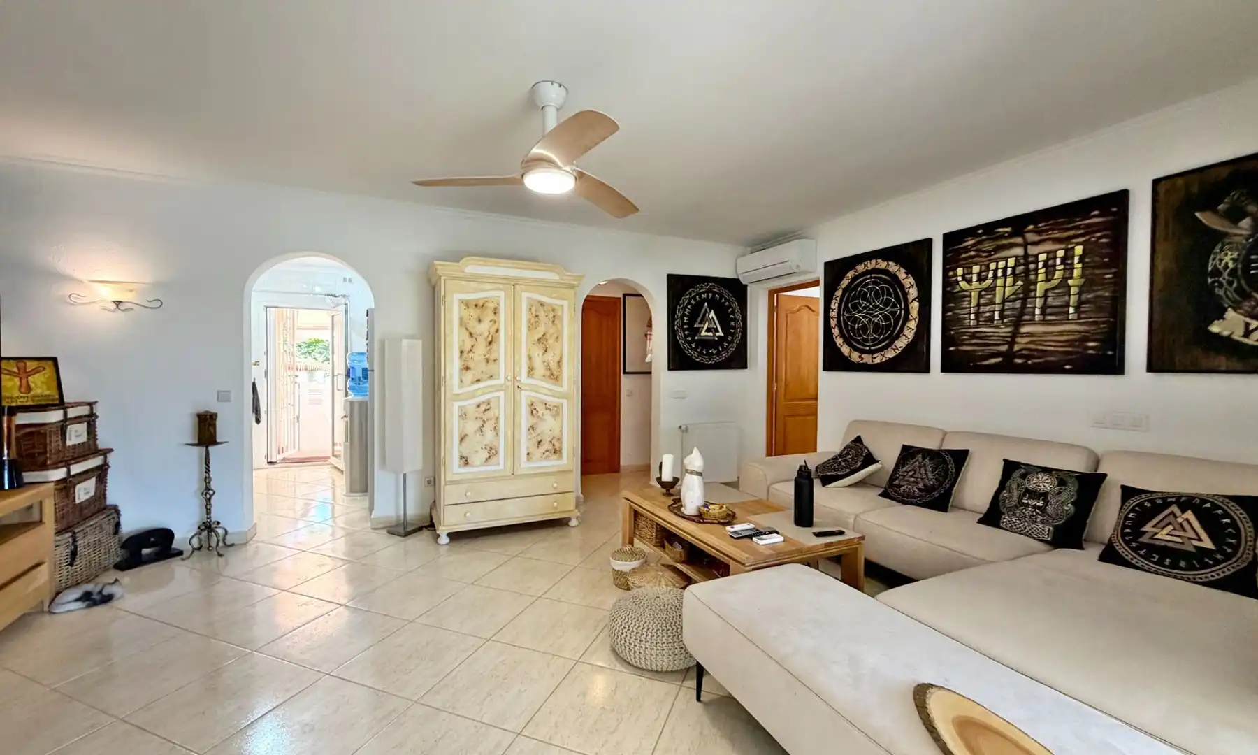Living room of Houses for sale in Dénia  with Air Conditioner, Heating and Private garden