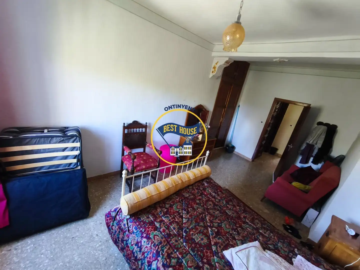 Habitación de Finca rústica en venta en Alfafara con Aire acondicionado, Jardín privado y Terraza