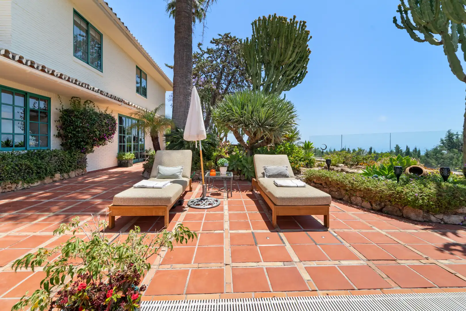 Terrassa de Casa o xalet en venda en Benalmádena amb Aire condicionat, Calefacció i Jardí privat