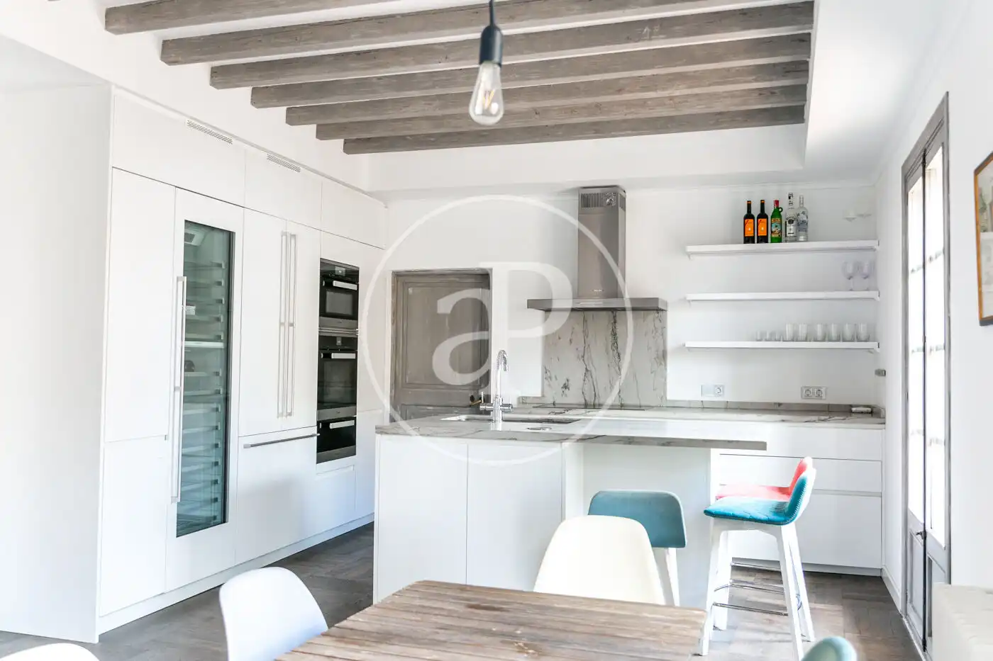 Cocina de Piso de alquiler en  Palma de Mallorca con Aire acondicionado, Calefacción y Terraza