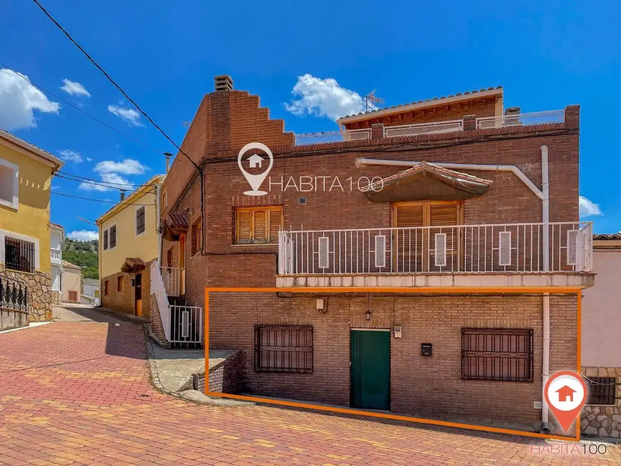 Exterior view of Houses for sale in Portilla  with Heating and Furnished